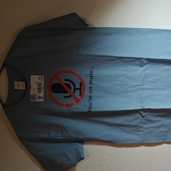 NWT MEN'S " Your on mute" shirt Sz Med - Picture 1 of 4